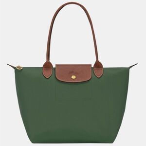 Longchamp Le Pliage M British Green